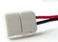 Única tira de conector da tira do diodo emissor de luz da cor 3528 para prender 8mm 6 polegadas de comprimento fornecedor